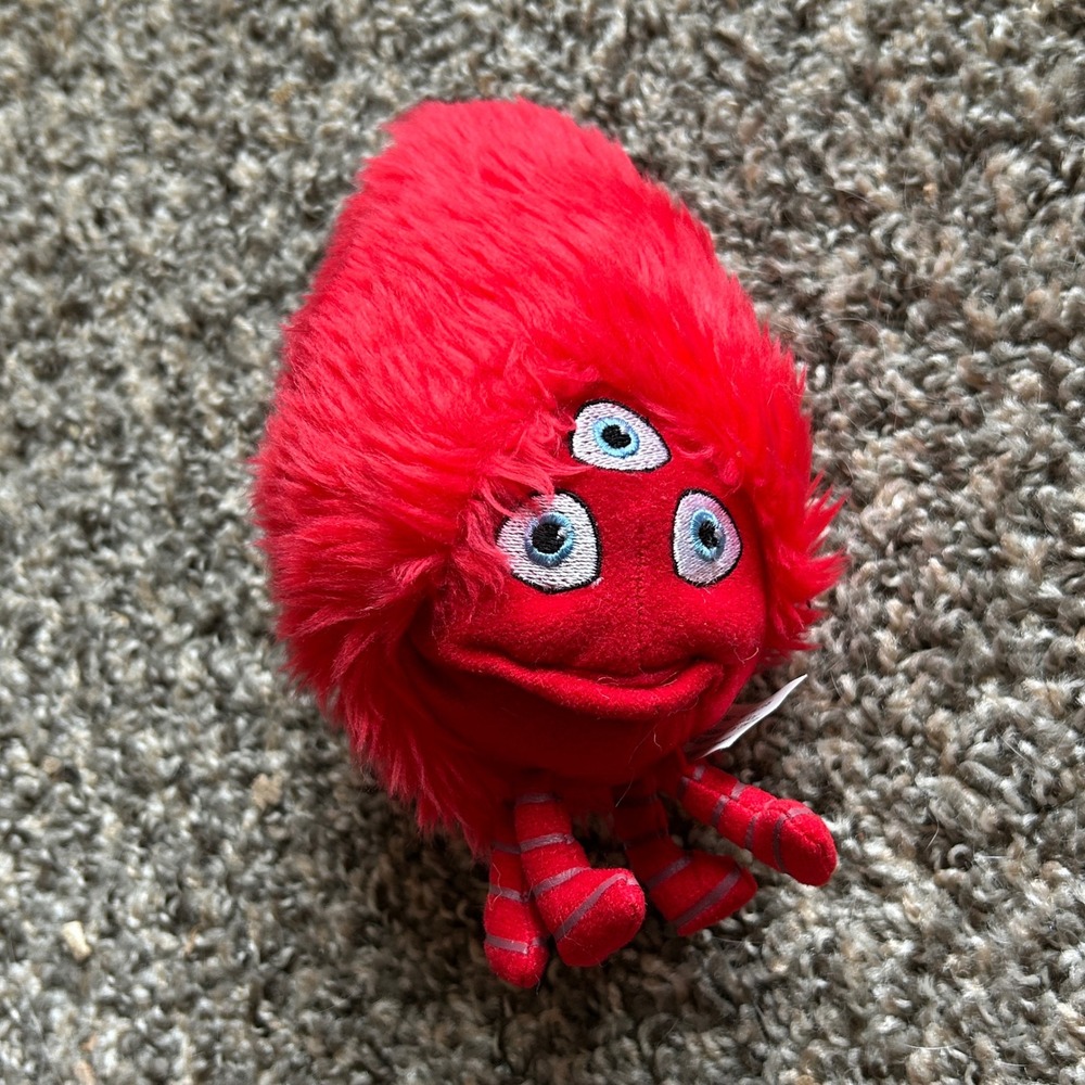 Disney Store Chicken Little Alien Kirby Stuffed Toy 7" - RARE Red Melvin Plush